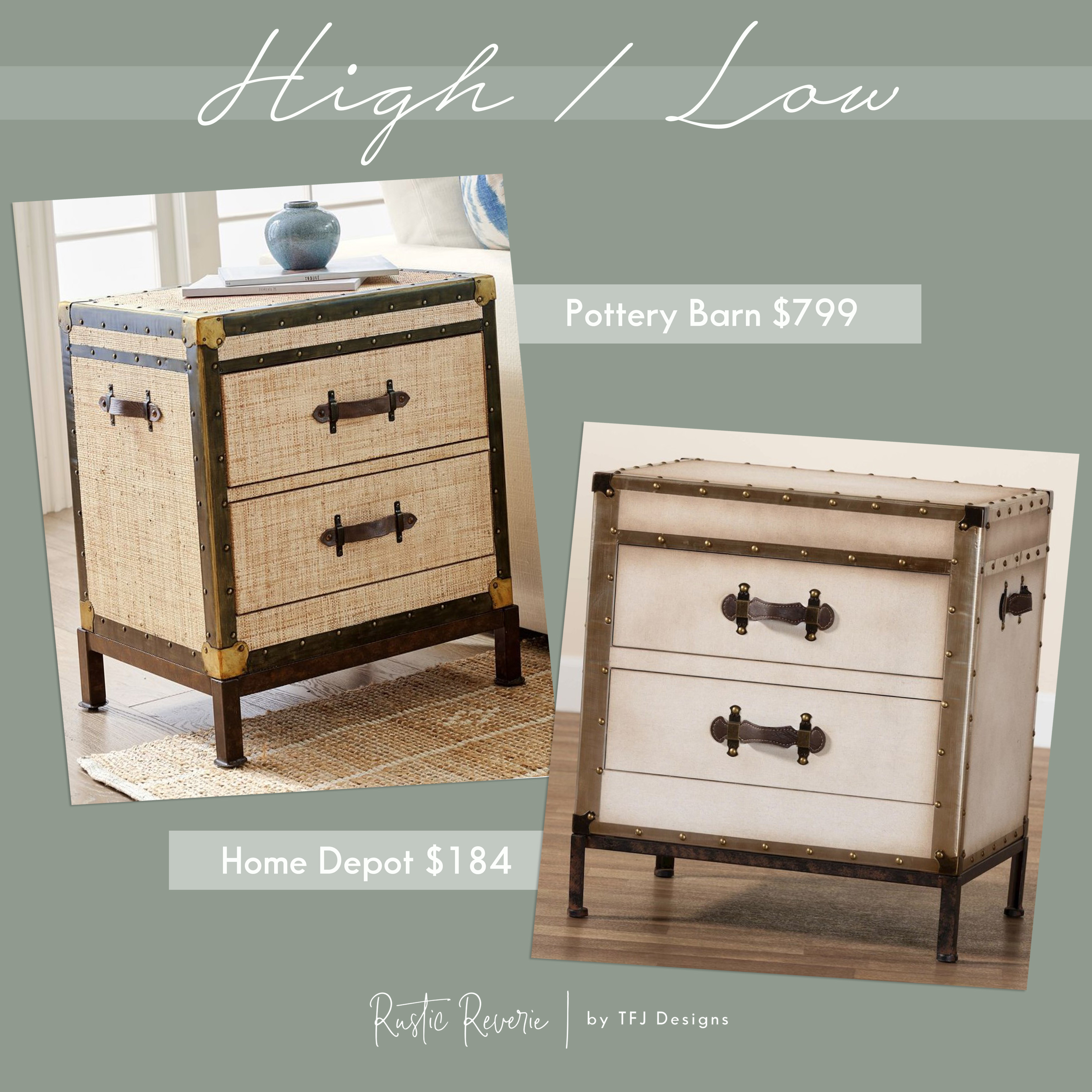 I found these really affordable Trunk Night Stands that have a similar look to the high end Pottery Barn ones! The price difference is HUGE! 🤯 wayfair home depot amazon home decor furniture vintage look curated collected found rustic industrial french country summer outfit butter yellow graduation dorm teen bedroom 

 #LTKHome #LTKSaleAlert #LTKStyleTip