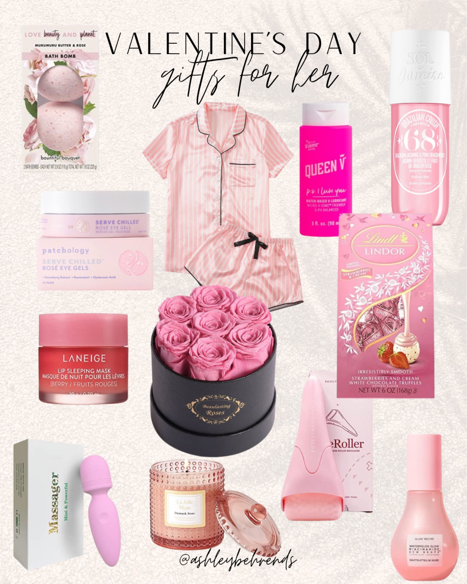 Valentine’s Day gifts for her on Amazon 💘💌 
Roses, chocolates, perfume, self care, skin care, bath bombs, pajamas, lip mask, eye gels, candle, ice roller 
#giftsforher #valentinesday #galentines #bathbombs #perfume #soldejanerio #roses #lipmask #pajamas #matchingset #satinpjs #candle #massager #lube #iceroller #skincare #eyegels 

#LTKunder50 #LTKSeasonal #LTKGiftGuide