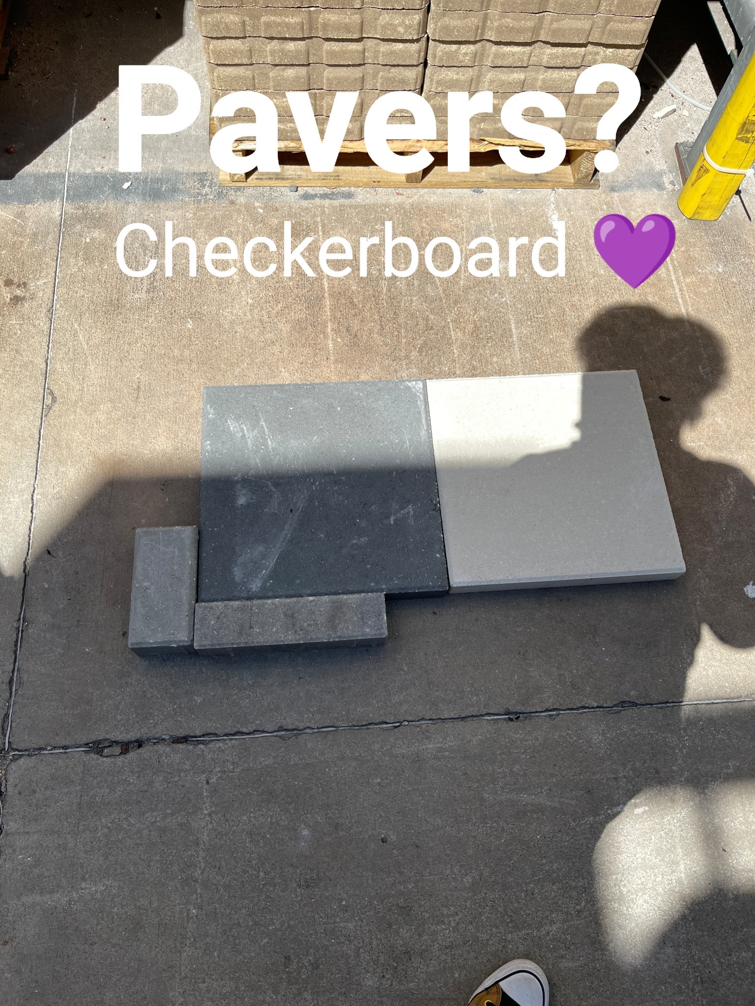 I love this checkerboard pacer idea…but at 20x20, my back and arms will hate me? 

#LTKHome