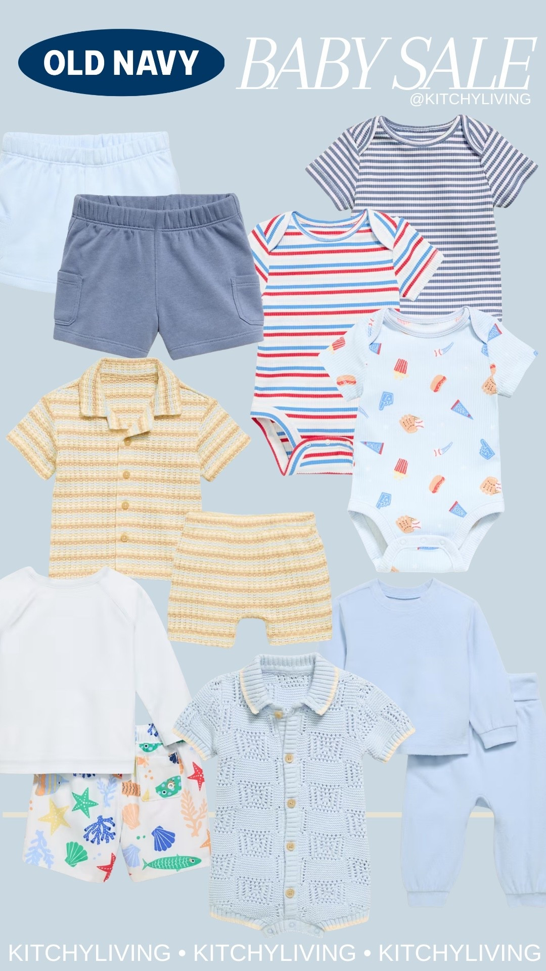 Old Navy is having a baby sale with some items over 50% off! Stock up on all your summer basics ￼#oldnavy #babysale #babyboyclothes

#LTKBaby #LTKSaleAlert #LTKmomlife