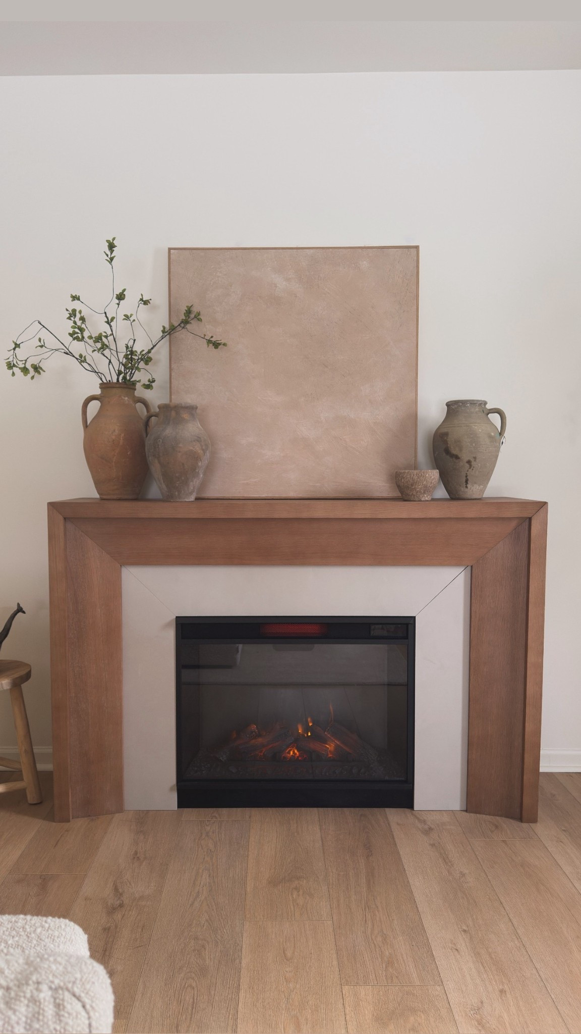 My fireplace is on sale 🤎 WOW20 promo code gets you an extra 20% off the already marked sale price!! 

Electric fireplace 

#LTKValentine #LTKHome #LTKSaleAlert