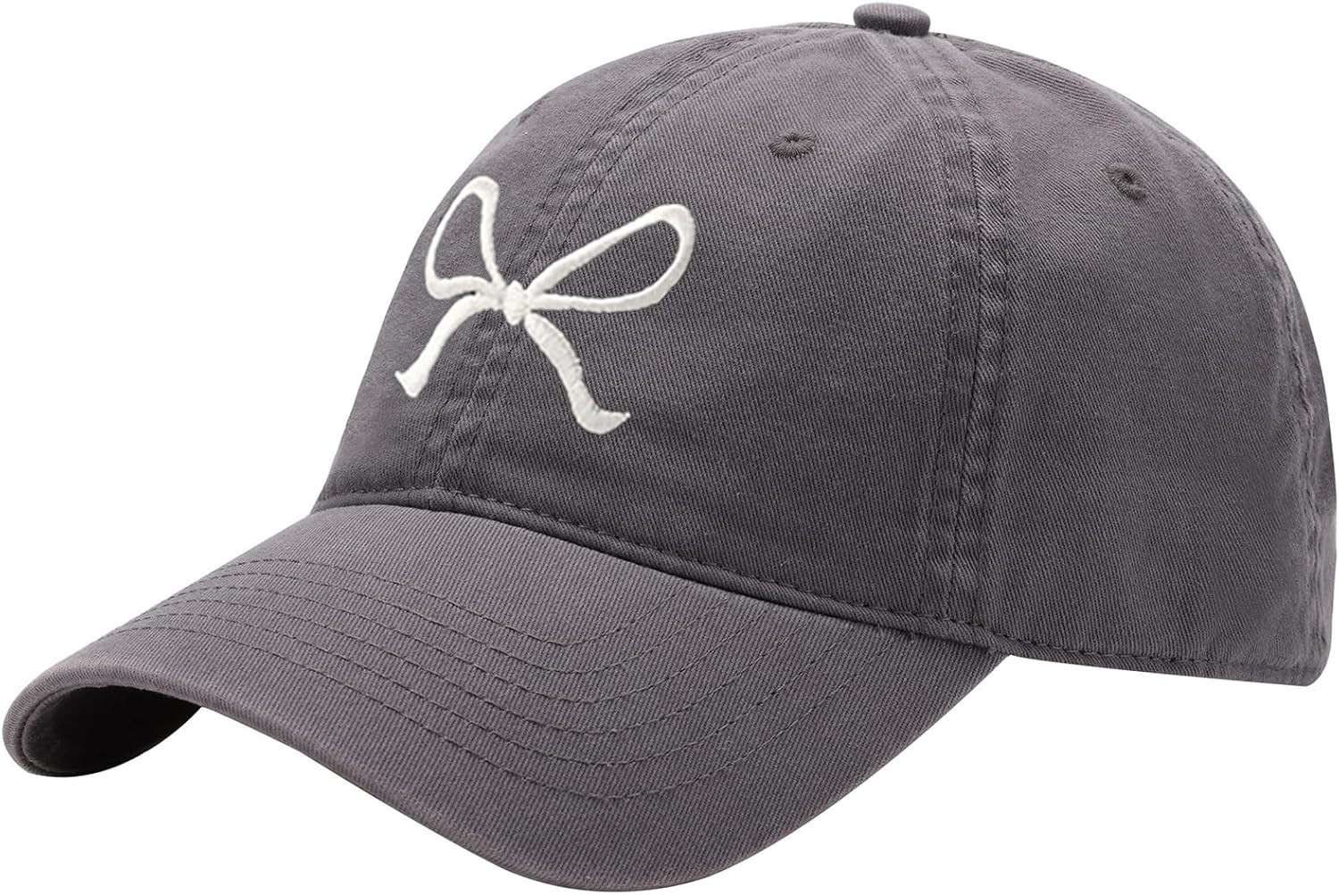 Women Bow Embroidery Baseball Cap Adjustable Outdoor Mom Sun Hat | Amazon (US)