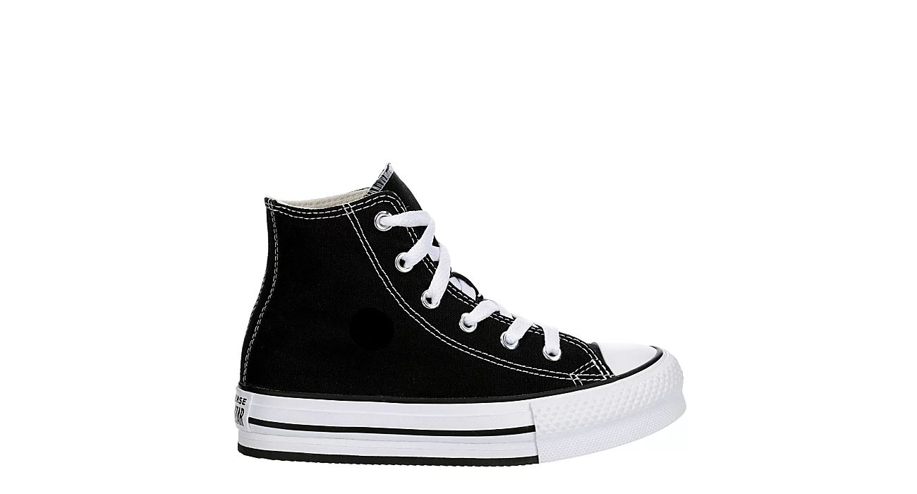 Converse Girls Little Kid Chuck Taylor All Star High Top Sneaker - Black | Rack Room Shoes