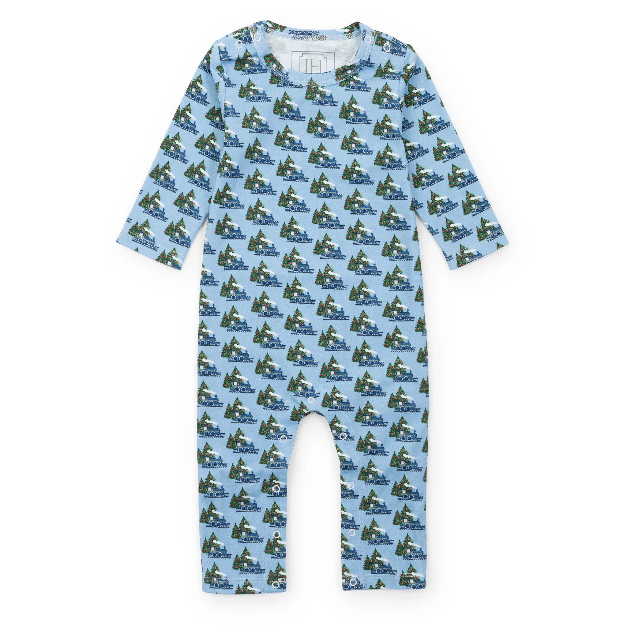 Thompson Boys' Romper - North Pole Express | Lila and Hayes