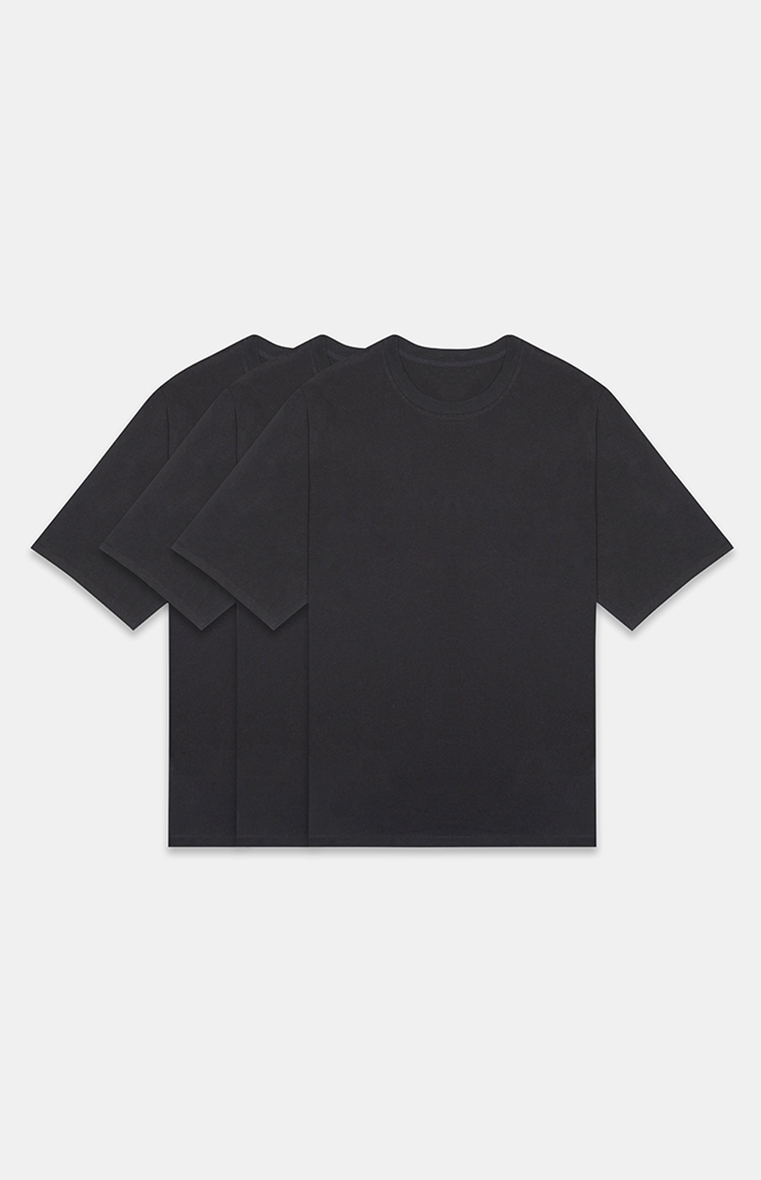 Fear Of God – FOG Essentials Black 3 Pack T-Shirts | PacSun