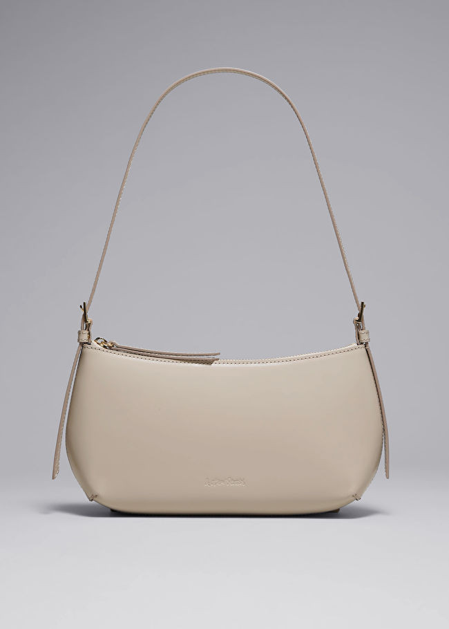 Glossed-Leather Shoulder Bag | & Other Stories (EU + UK)