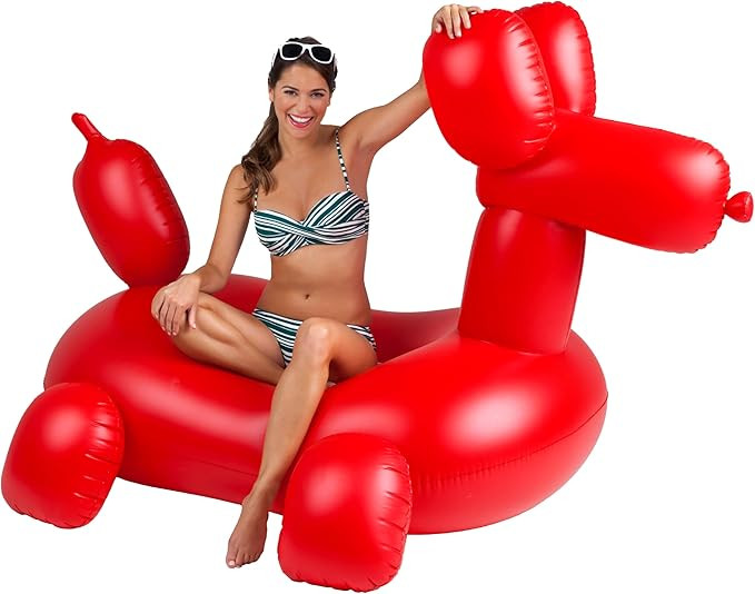 BigMouth Inc. Giant Balloon Animal Pool Float, Over 4' Wide, Fun Inflatable Floatie Tube, Blow Up... | Amazon (US)