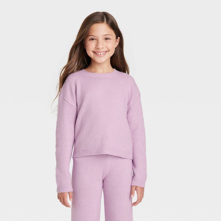 Girls' Pullover Sweater - Cat & Jack™ | Target