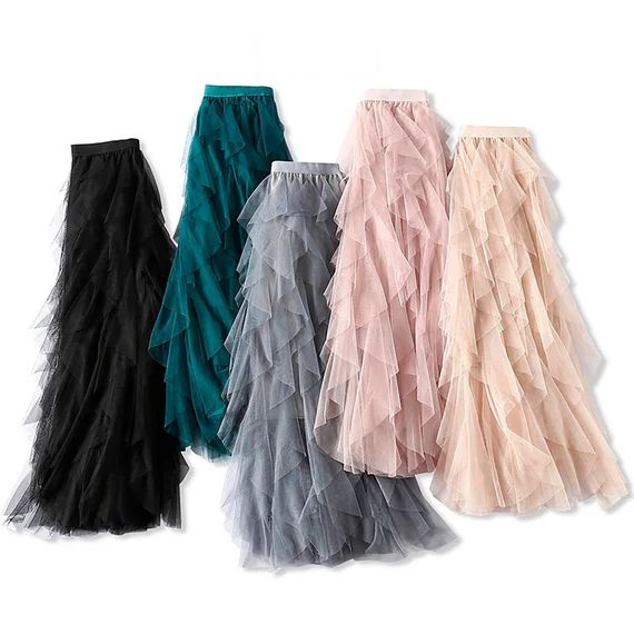 Romantic Layered Tulle Skirt  Bridesmaid Tulle Skirt | Etsy | Etsy (US)