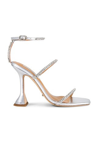 Tony Bianco Shy Sandal in Silver Nappa Metallic from Revolve.com | Revolve Clothing (Global)
