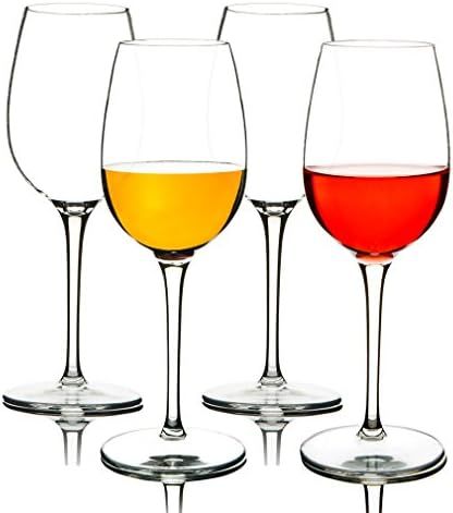 MICHLEY Unbreakable Red Wine Glasses, Tritan Plastic Shatterproof Wine Goblets 12.5 oz, Set of 4 | Amazon (US)