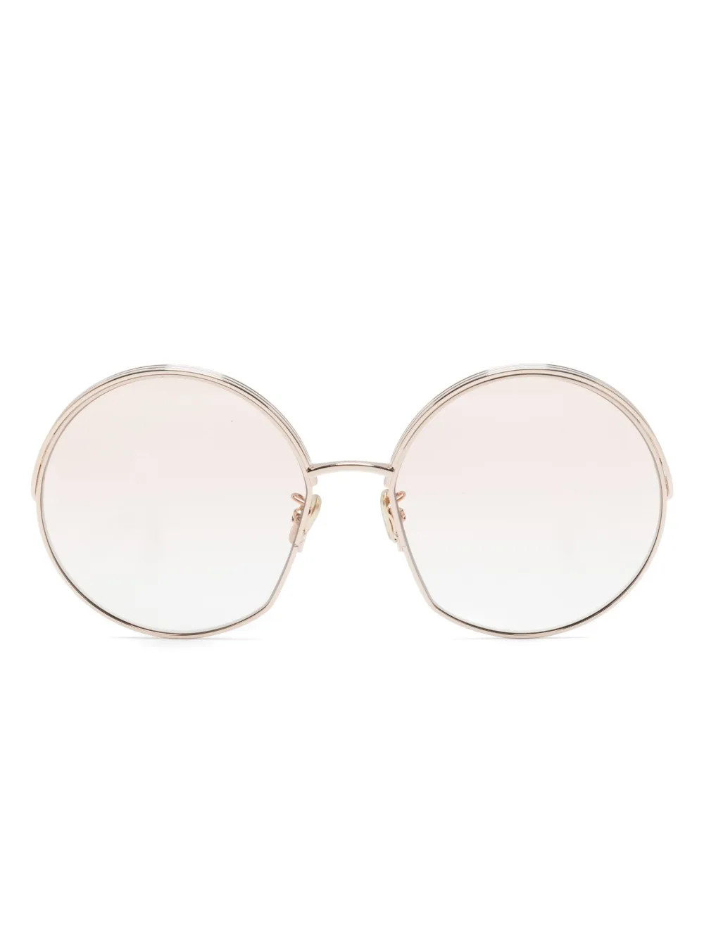 Zonnebril met rond montuur | Farfetch Global
