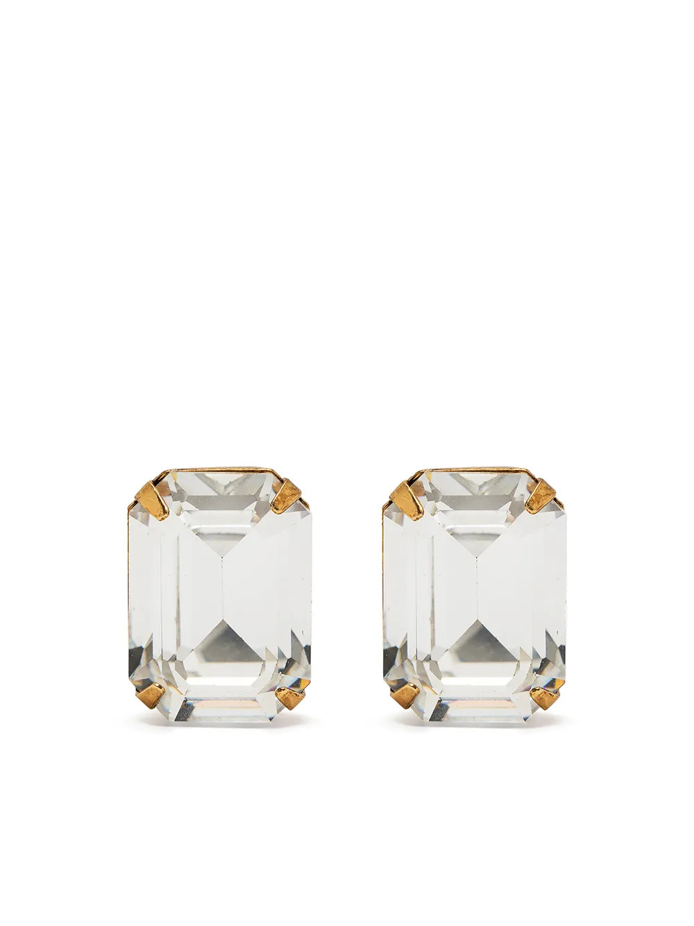 Jennifer Behr Shiloh Crystal Stud Earring - Farfetch | Farfetch Global