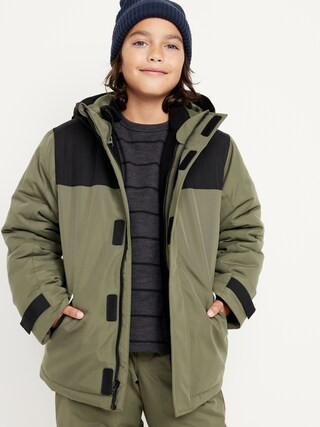 Gender-Neutral Water-Resistant 3-In-1 Snow Jacket for Kids | Old Navy (US)
