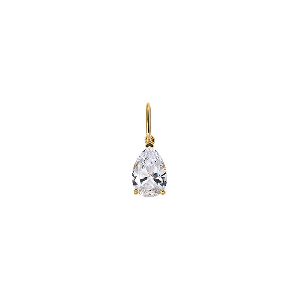 Colored CZ Pear Charm | Adina Eden