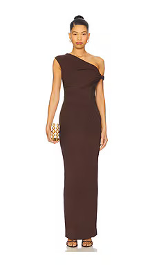 superdown Alessia Maxi Dress in Brown from Revolve.com | Revolve Clothing (Global)
