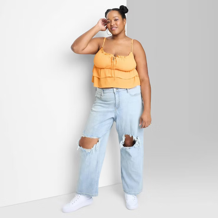 Women's Super-High Rise Baggy Jeans - Wild Fable™ | Target