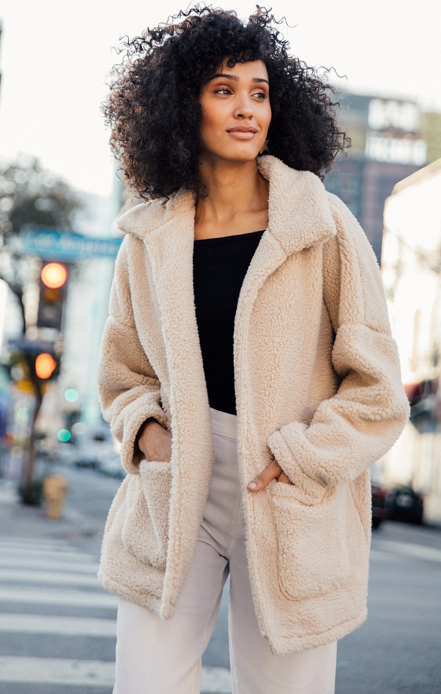 The Sherpa Teddy Bear Coat | Z Supply