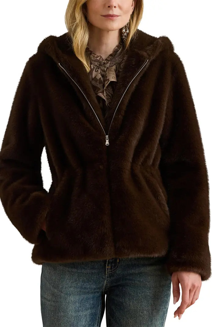 Lauren Ralph Lauren Faux Fur Anorak | Nordstrom | Nordstrom