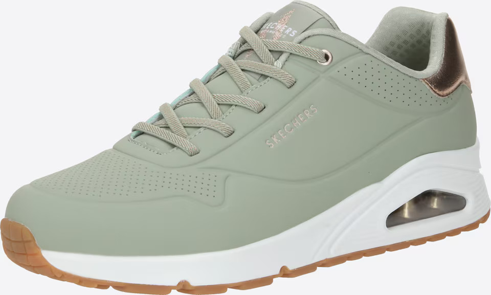 SKECHERS Sneakers laag 'Uno' in Lichtgroen | ABOUT YOU NL