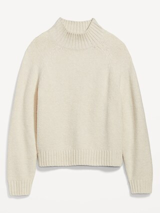 Mock-Neck Pullover Sweater for Women | Old Navy (US)