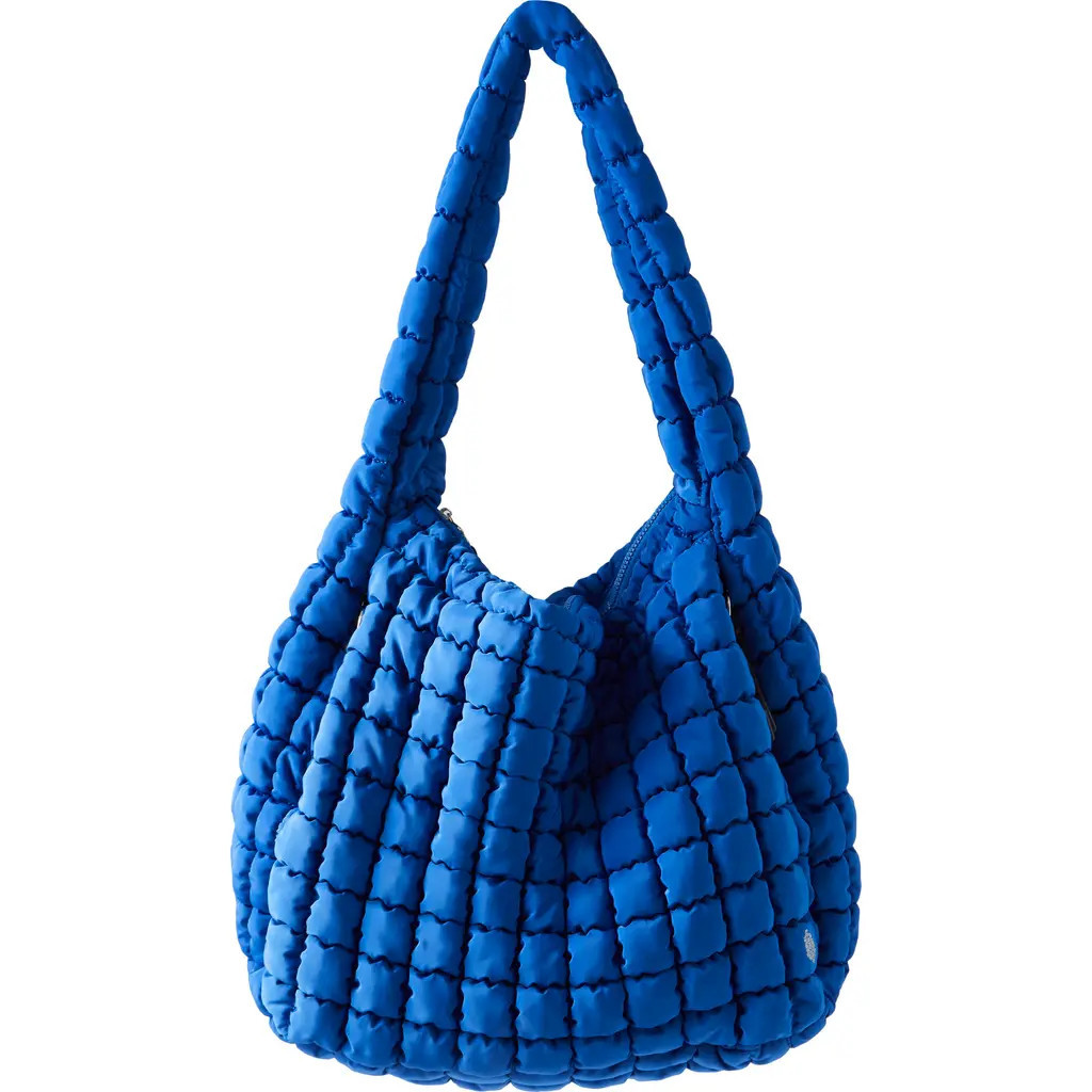 Free People FP Movement Quilted Carryall Bag in Lapis Blue at Nordstrom | Nordstrom