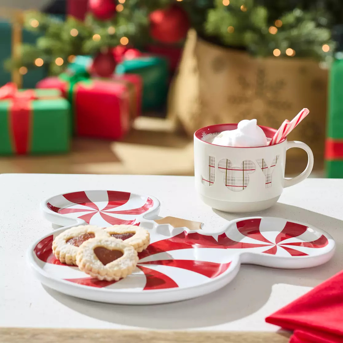 Mickey Mouse Icon Holiday Serving Tray | Disney Store