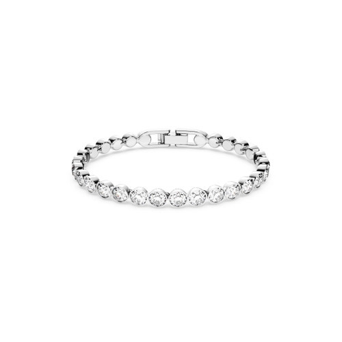 Swarovski Tennis Bracelet Round Cut White Rhodium Plated | Harvey Nichols (Global)