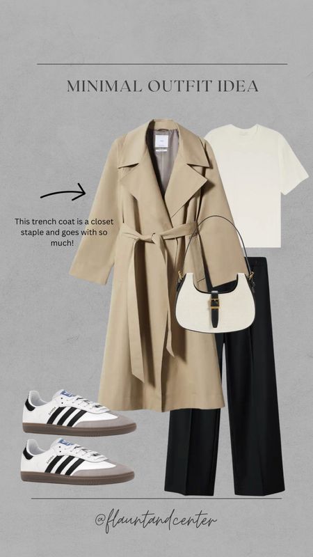 Trench coat outfit. Styled with adidas samba sneakers 

#LTKshoecrush #LTKstyletip