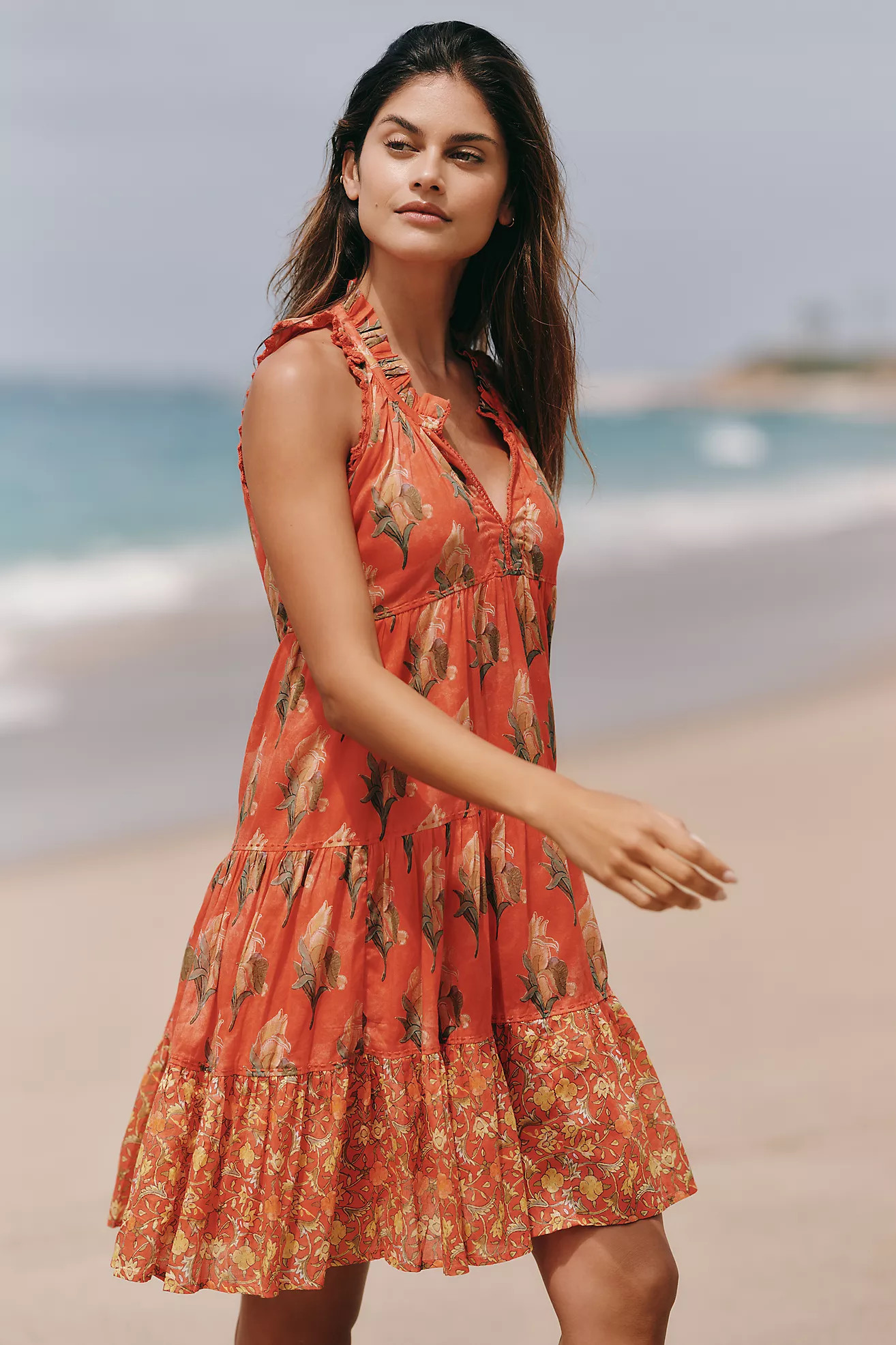 Ro's Garden Sofie Sleeveless Mini Dress | Anthropologie (US)