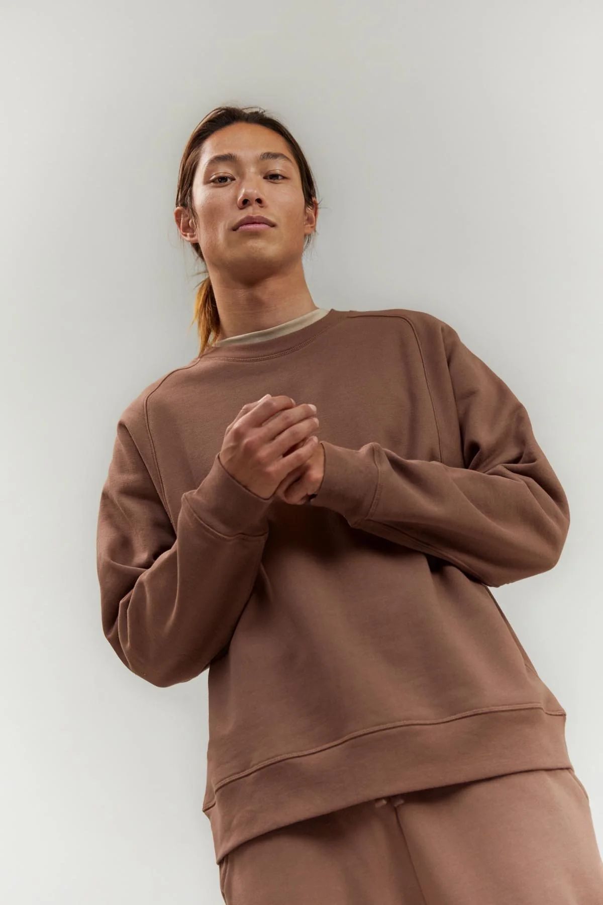 Coffee 50/50 Relaxed Fit Sweatshirt | Girlfriend Collective