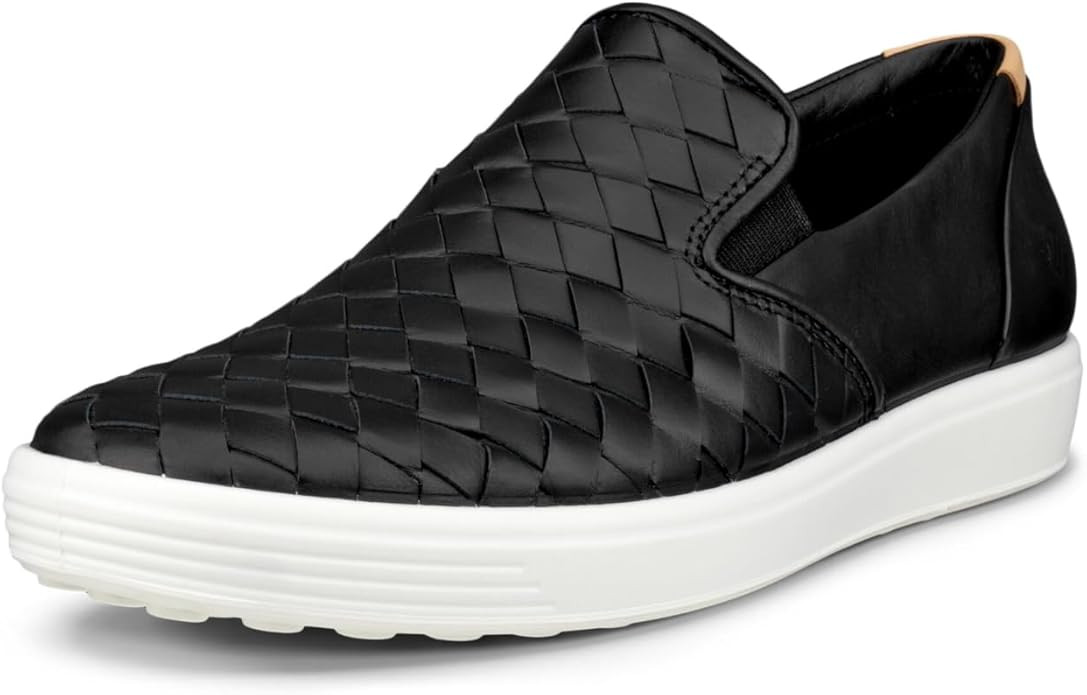 ECCO Women's Soft 7 Woven Slip-on 3.0 Sneaker | Amazon (US)
