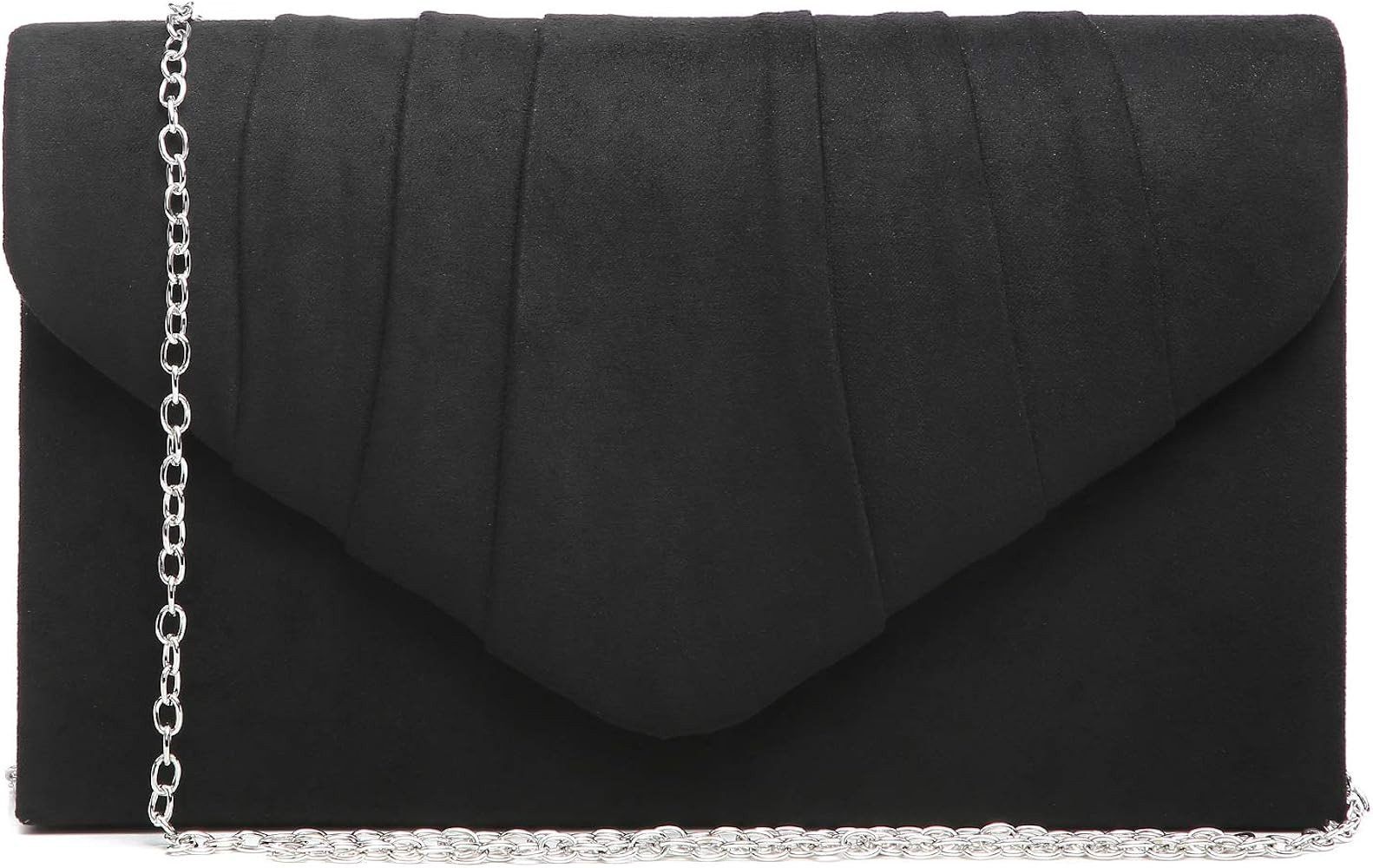 Dasein Women's Evening Bag Pleated Envelope Clutch Handbag Wedding Party Bridal Purse | Amazon (US)