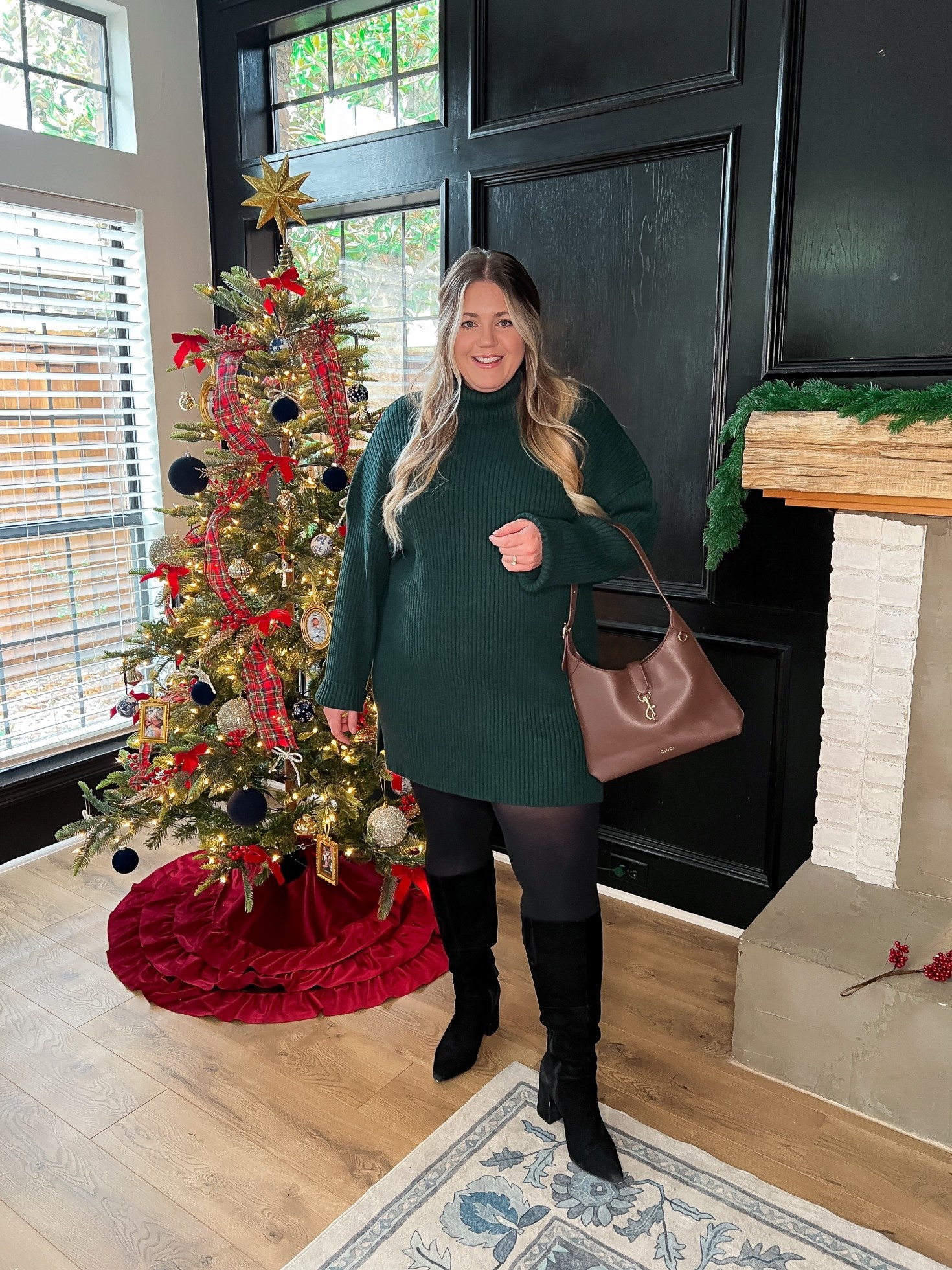 ✨This cozy emerald sweater dress is truly the one-and-done outfit of the season!✨

It comes in 13 other colors — including a gorgeous holiday red — making it perfect for a festive date night, family photos, or even Christmas Eve. Chic, comfortable, and so easy to style with tights and boots!

cozy holiday outfit, midsize holiday style, emerald sweater dress, red sweater dress for Christmas, Christmas Eve outfit ideas, winter date night look, family photo outfits, easy holiday outfits, comfy chic outfit, winter wardrobe staples, holiday outfit inspiration, cold weather style, festive fashion ideas, holiday season looks, timeless Christmas outfit

#LTKHoliday #LTKMidsize #LTKootd
