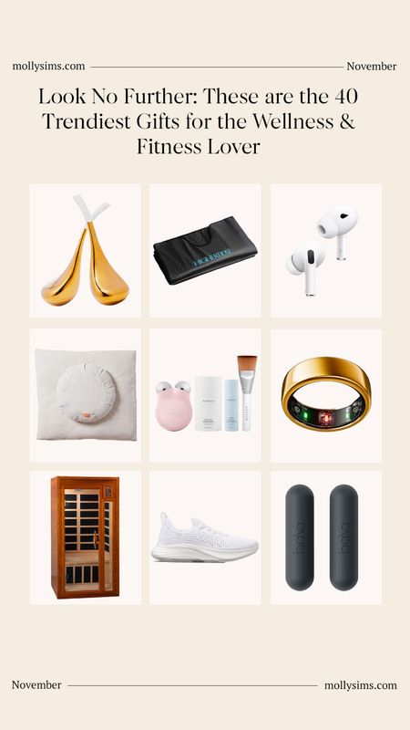 Look no further these are the trendiest gifts for the wellness and fitness lover! 