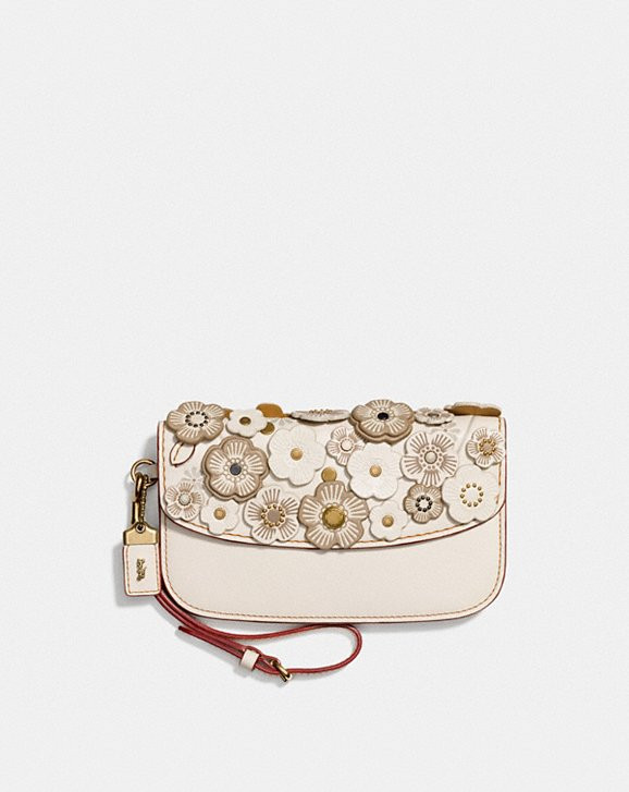 Clutch With Small Tea Rose | Coach (US)