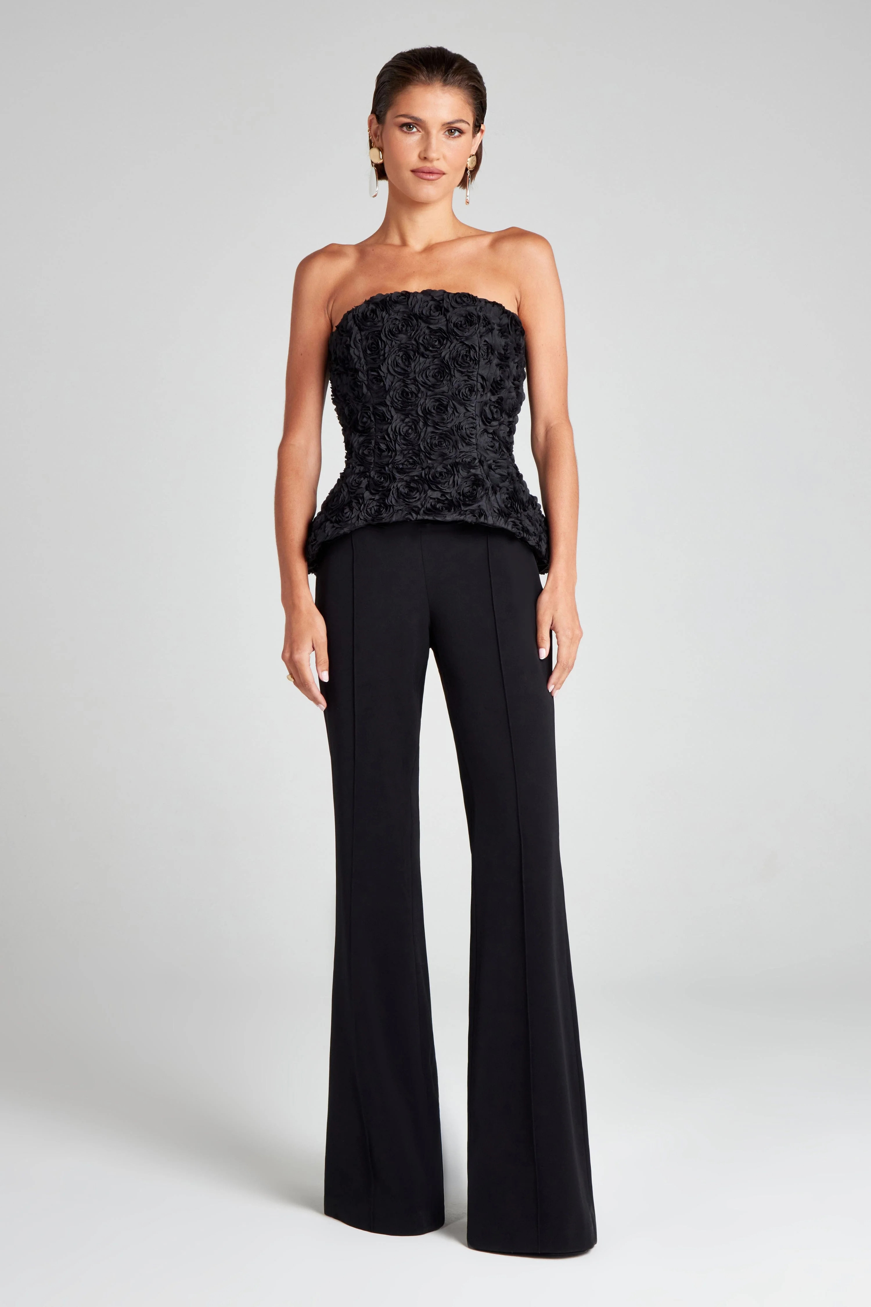 Phoebe Black Top | Nadine Merabi