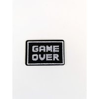 Game Over Iron On Patch Video Applique Badge | Etsy (US)