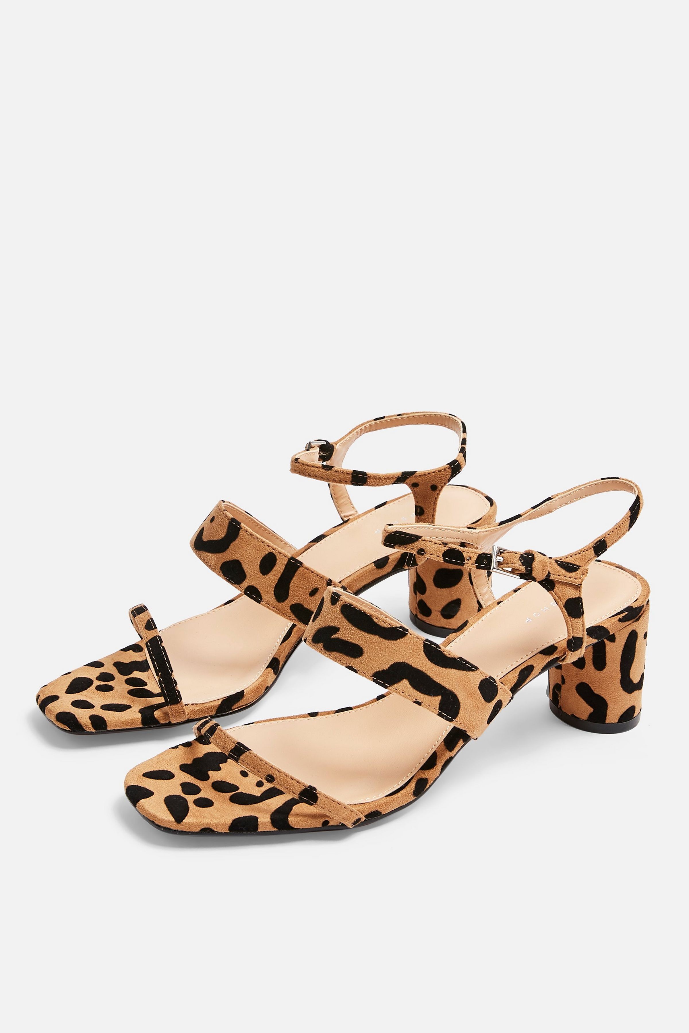 DITA Leopard Strap Sandals | Topshop US
