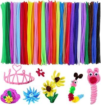 Caydo 324 Pieces Pipe Cleaners 27 Colors Chenille Stems for DIY Art Creative Crafts Decorations (... | Amazon (US)