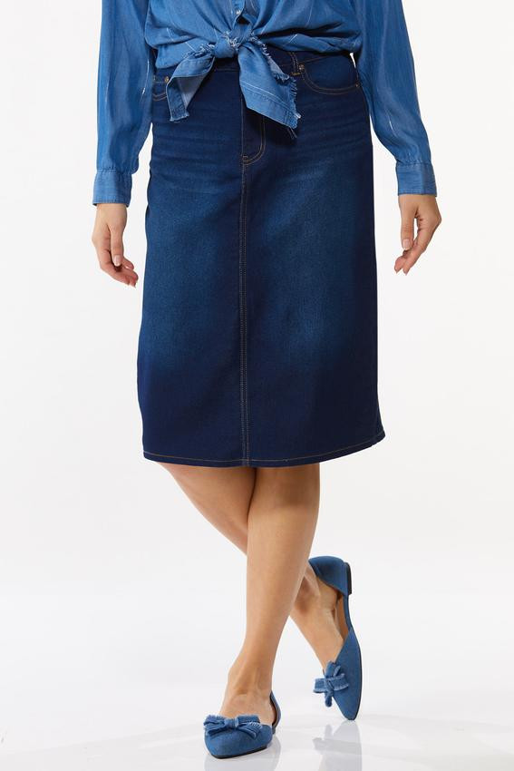 Petite Denim Midi Skirt | Cato Fashions
