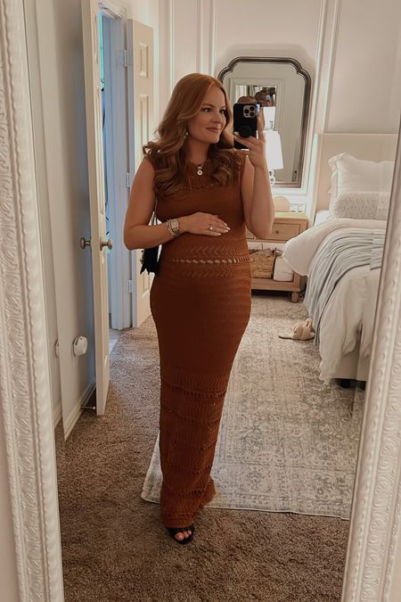 Birthday dress from last night🧡 I wore this dress on our babymoon as well! I have spanx on underneath so it’s not completely see through! Definitely runs true to size!

#LTKSeasonal #LTKstyletip #LTKbump