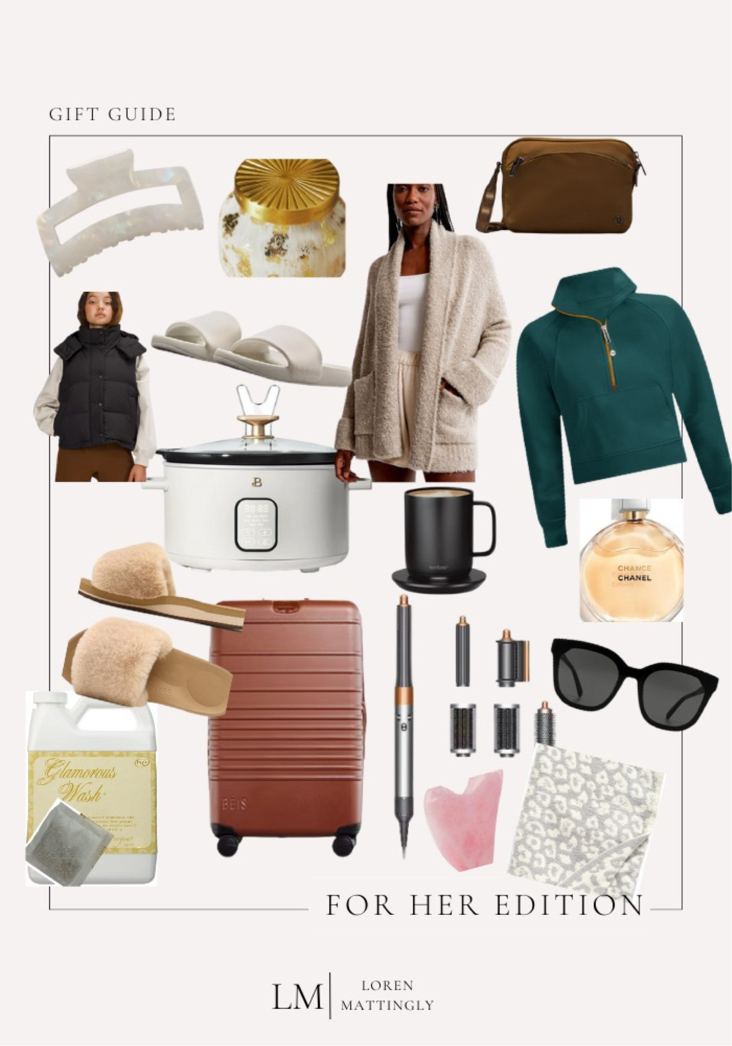 Need helping knowing what to put on your Christmas list? I got you! From a gorgeous crockpot to sunglasses, athleisure, to home decor and a hair styling device. I got it all laid out for you!

#LTKGiftGuide #LTKCyberWeek #LTKhome