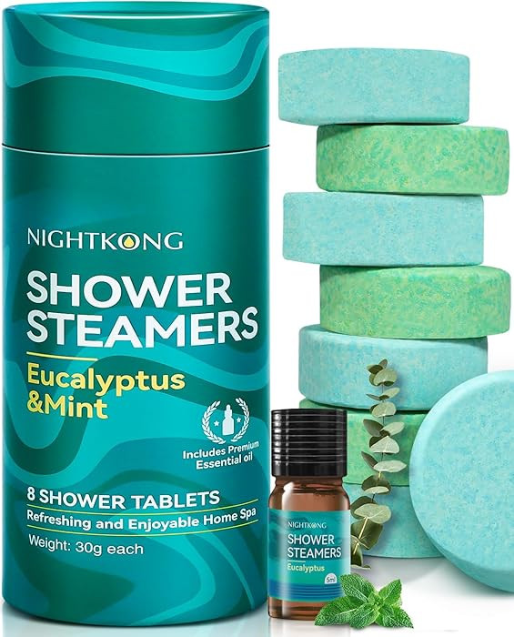 Shower Bombs Eucalyptus & Mint 8pcs | Amazon (CA)