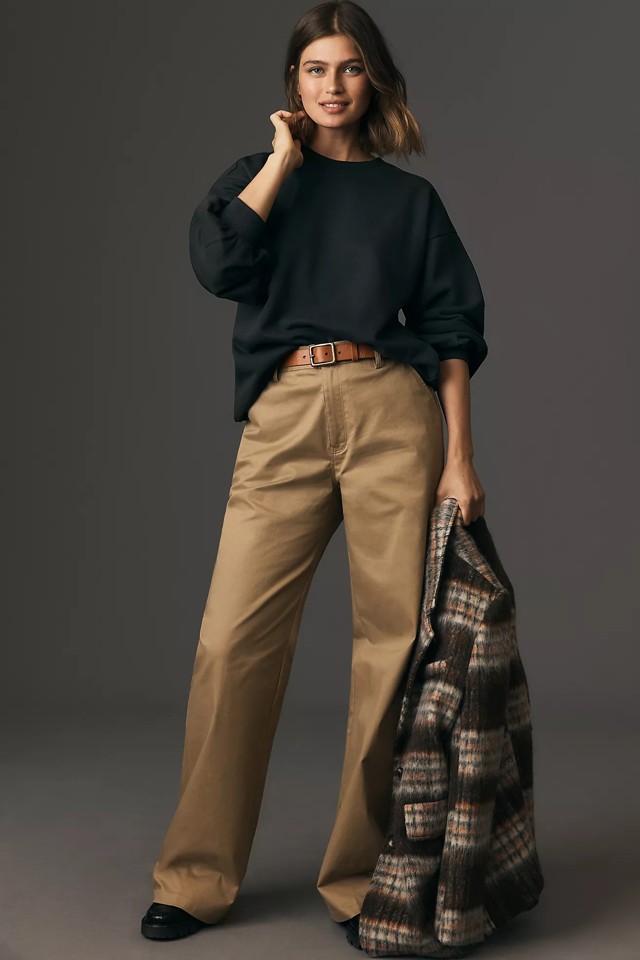 Pilcro Perfectly Oversized Pullover Sweatshirt | Anthropologie (US)
