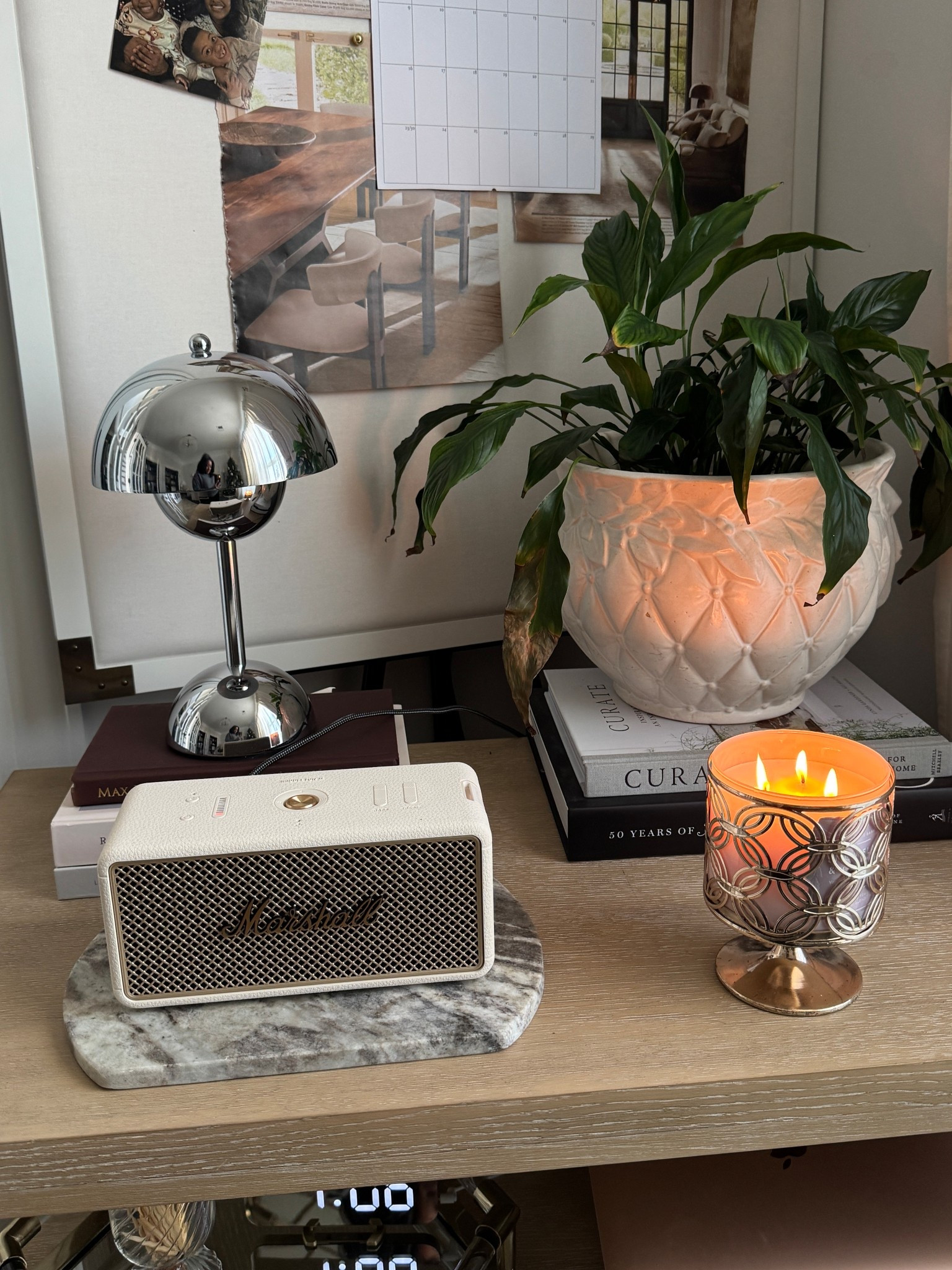 My office got a little makeover today! I added this huge pinboard and completely redecorated. I loveeee it! 

Speaker, office, pinboard, touch lamp, marble tray, coffee table book

#LTKCyberWeek #LTKSaleAlert #LTKHome