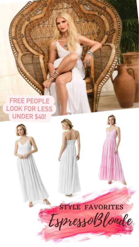 Free People look for less! Jessica Simpson! At Walmart Online. Under $40!! Summer sun dress 

#LTKfindsunder50 #LTKfindsunder100