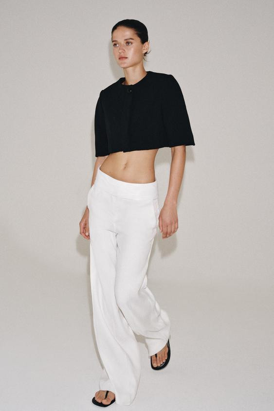ZW COLLECTION CROPPED BLAZER | Zara UK