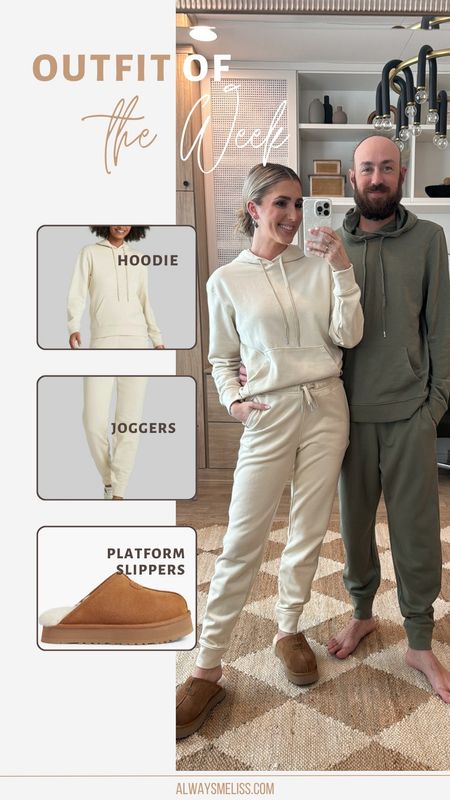 The outfit of the week for both of us! Loving these matching Tommy John jogger and hoodie sets. So comfortable!

#LTKmens #LTKstyletip #LTKshoecrush