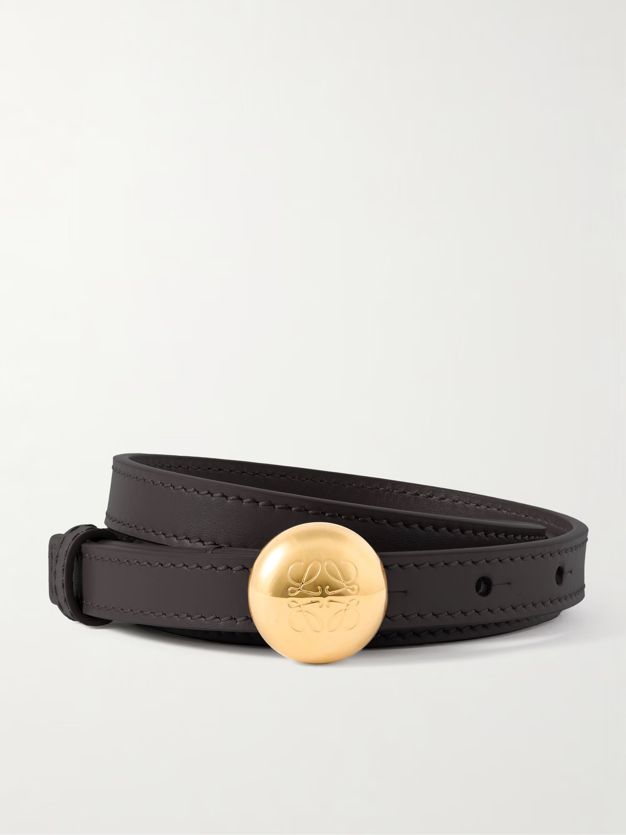 Pebble embellished leather belt | NET-A-PORTER (UK & EU)